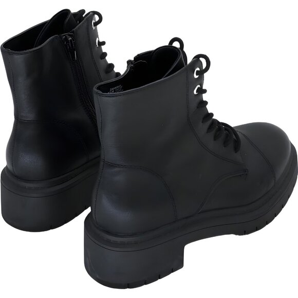 Women's Platform Lace-Up Ankle Boots Style Co Zaharaa US 8.5 - Picture 3 of 6